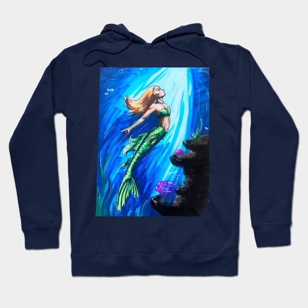 Rising Mermaid Hoodie by Lady Lilac